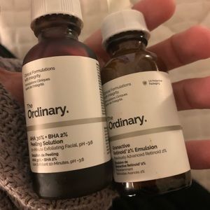The ordinary aha bha peel and the granactive emuls